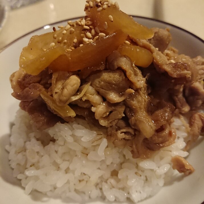 簡単 焼き肉丼 化学調味料ゼロ